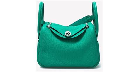 hermes mini lindy green|Hermes mini lindy for sale.